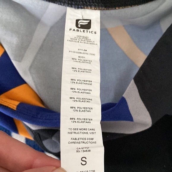 FABLETICS Define PowerHold® Mid-Rise Capri Workout Athletic Fitness Leggings S - Picture 3 of 6